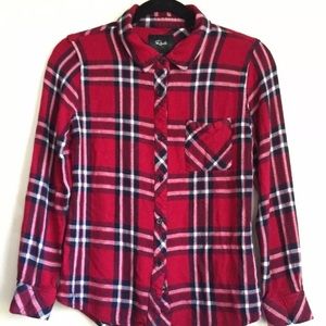Rails (Sm) Hunter Plaid Carmine Red Flannel Shirt